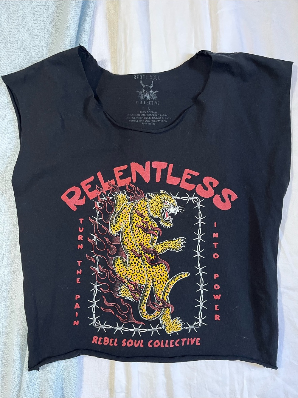 Rebel Soul Collective Fitted Muscle Graphic Tee